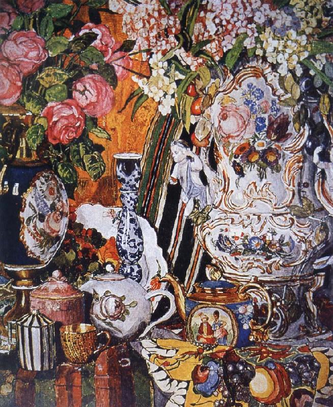 Alexander Yakovlevich GOLOVIN China and Flower